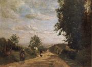 Corot Camille The road of sevres china oil painting reproduction